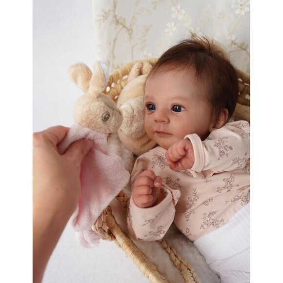 🆕 19 inch  Soft Cloth Body Realistic Reborn Baby Boy Doll - Picture 2 of 8